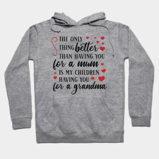 The only thing better than having you for a mum is my children having you for a grandma Hoodie